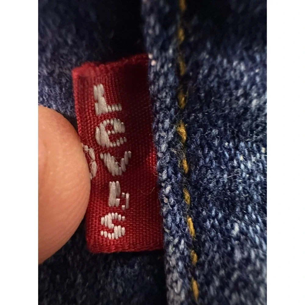 Levi's 515 Cut Off Shorts Women's Size 8 S/C Denim Frayed Hem Boho Y2K Mid Rise‎